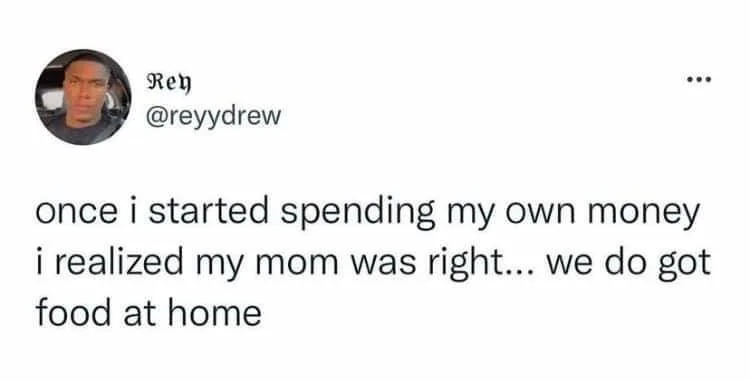 eating out meme