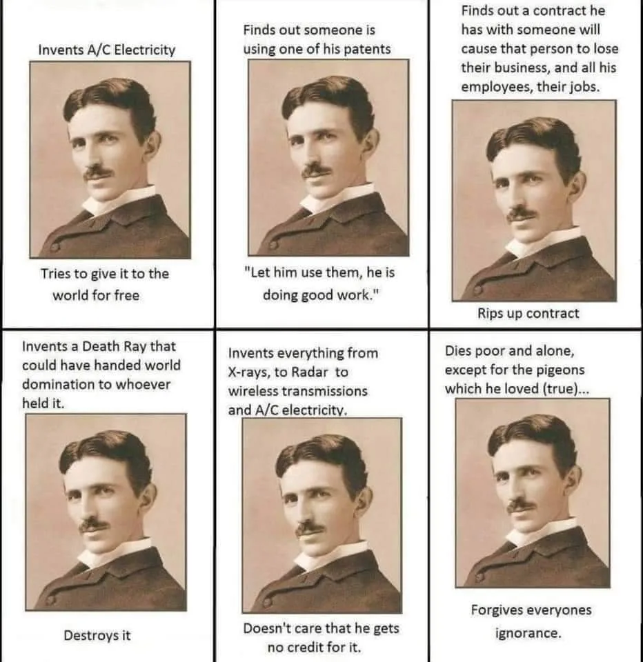 Nikola Tesla meme