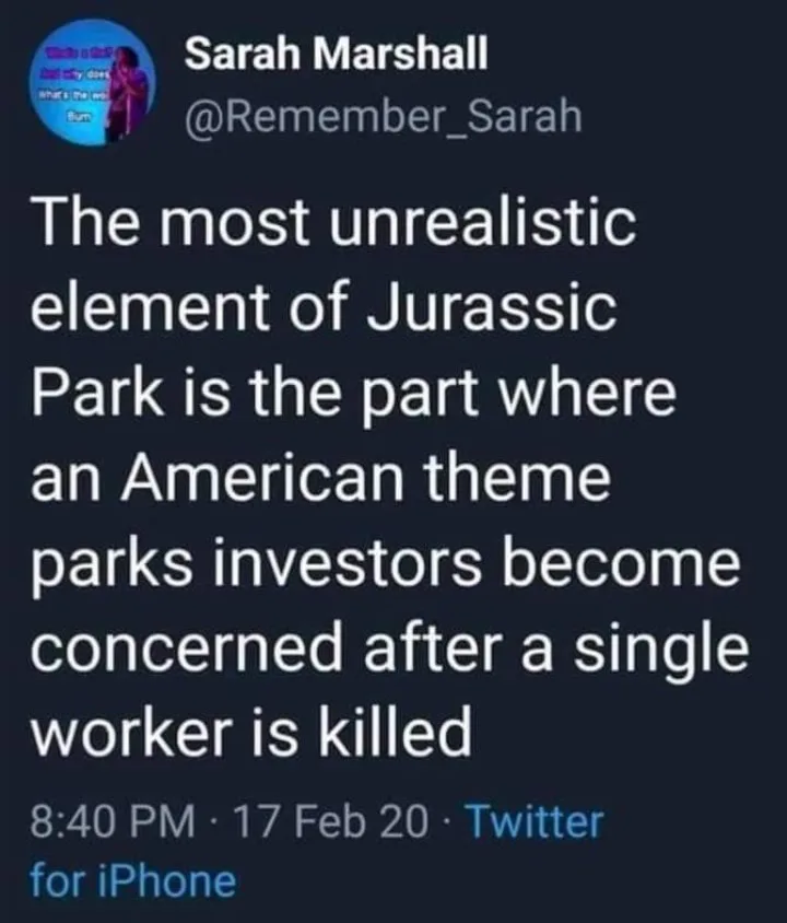 Jurassic Park meme