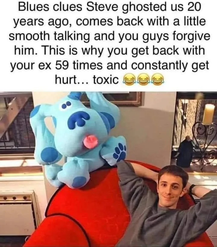 Blue's Clues meme