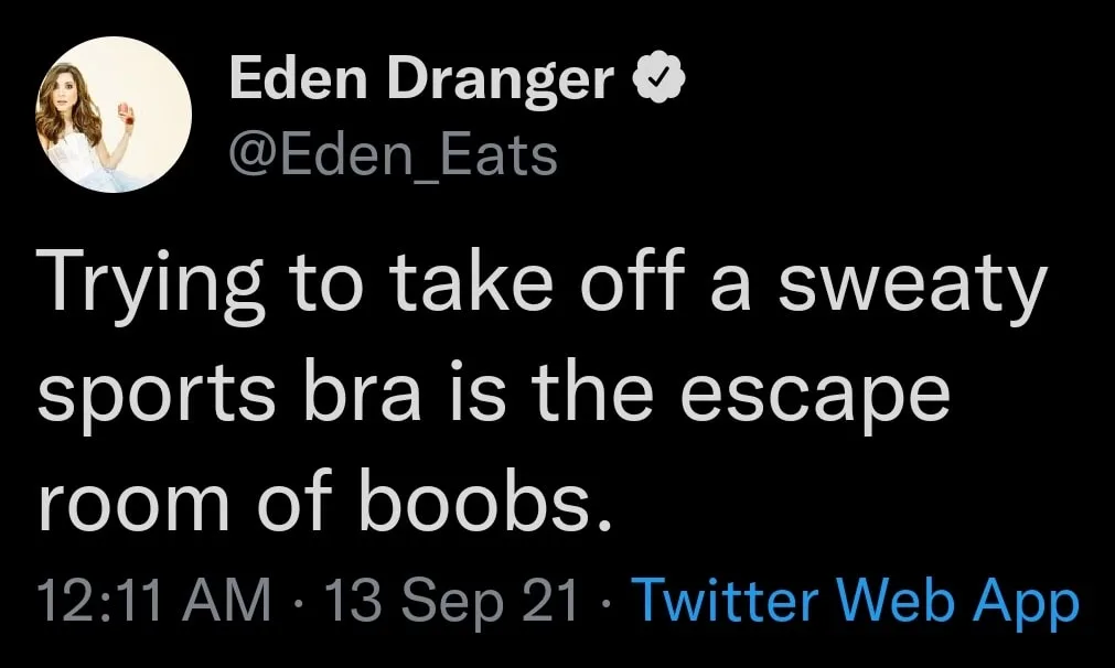 sports bra meme