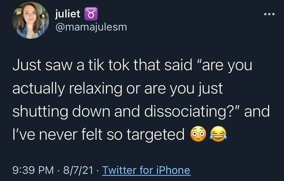 dissociation meme