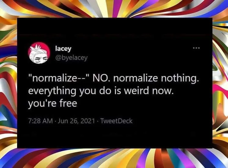normalizing meme