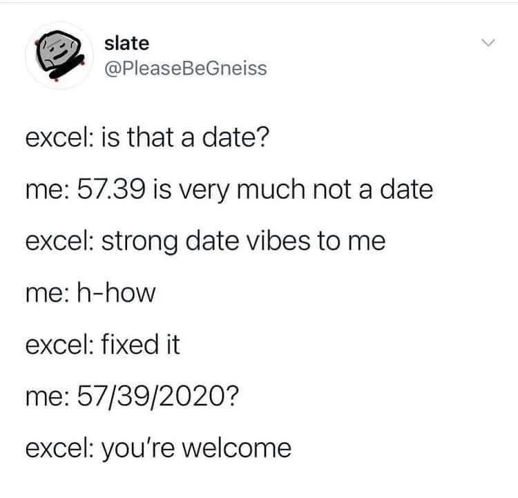 Excel meme