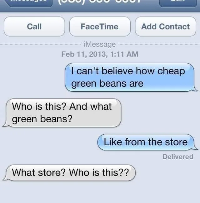 green beans meme