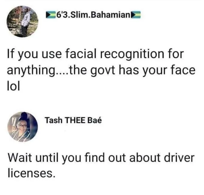 facial recognition meme