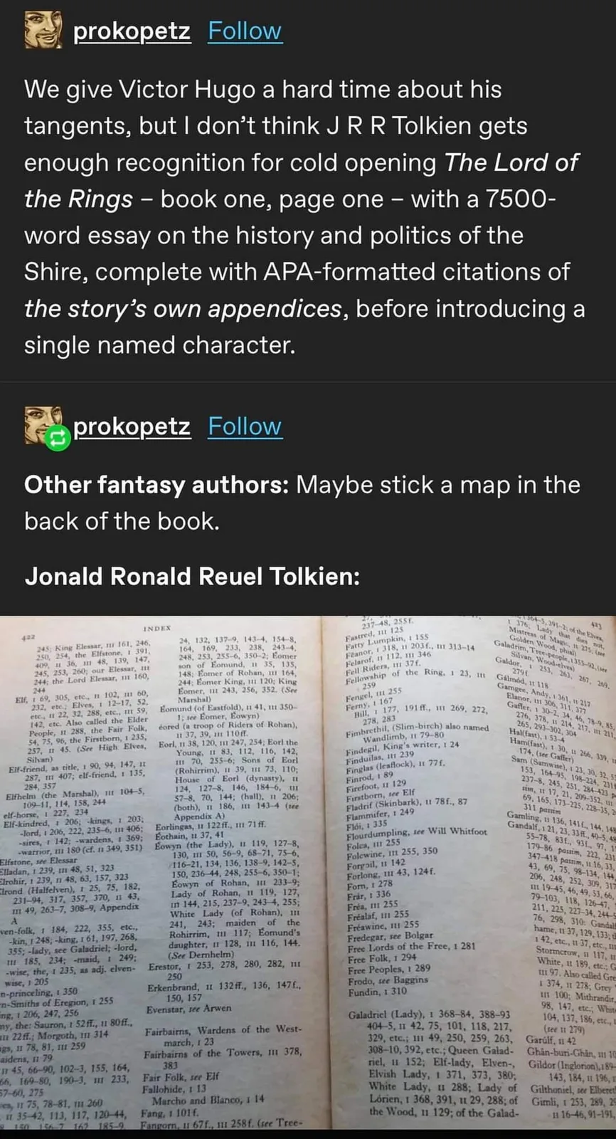 J.R.R. Tolkien meme