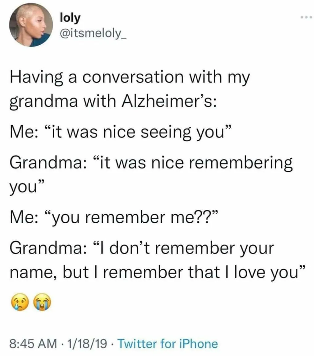 Alzheimer's meme