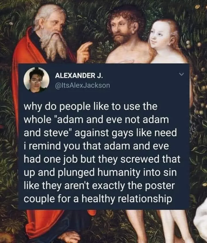 Adam and Eve meme