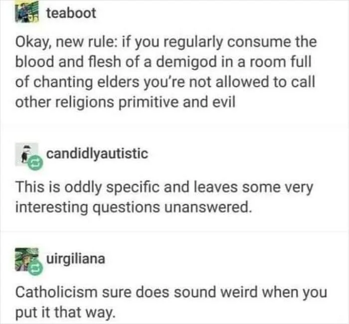 catholicism meme
