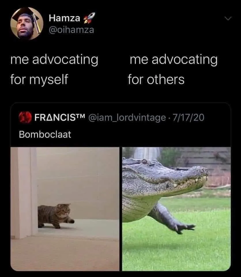 defending someone's honor meme