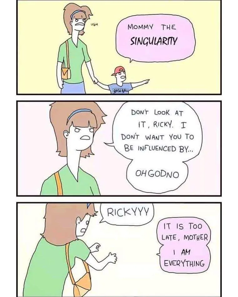 singularity meme