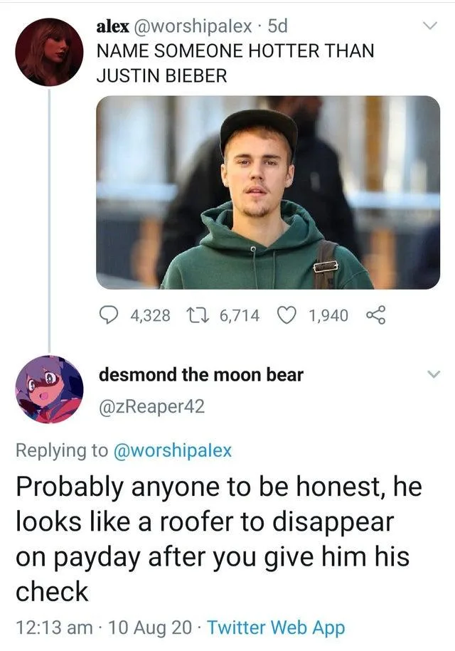 Justin Bieber meme