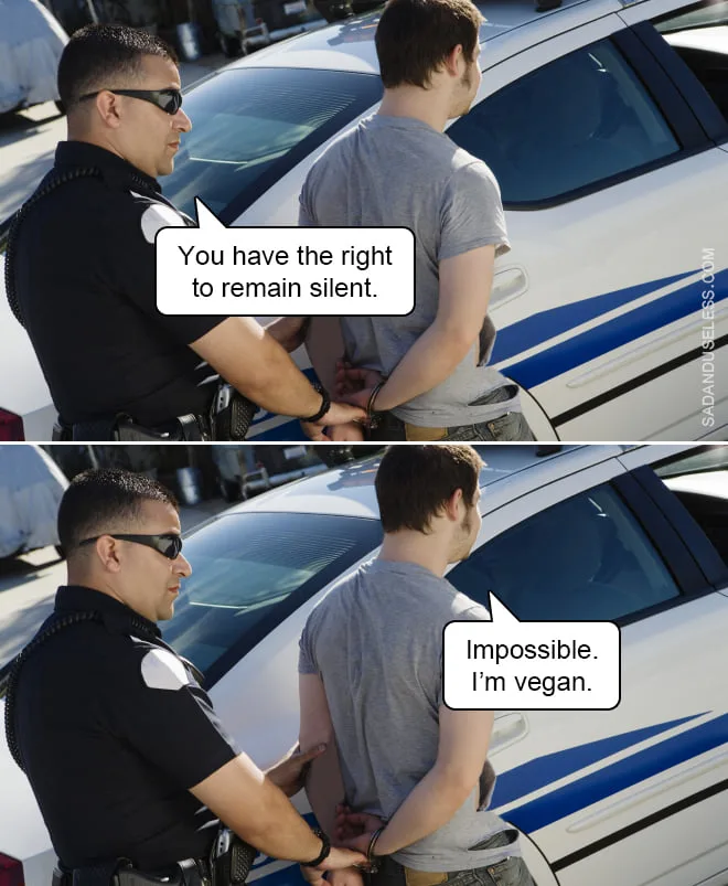getting arrested meme