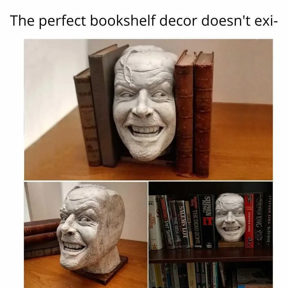 bookshelf meme
