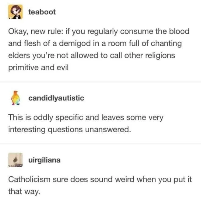catholicism meme