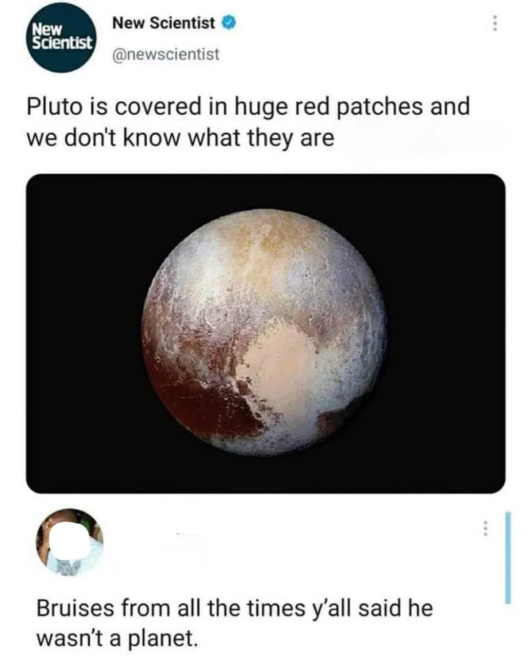 Pluto (planet) meme