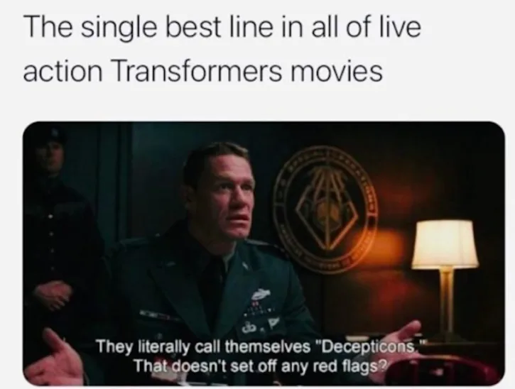Transformer meme