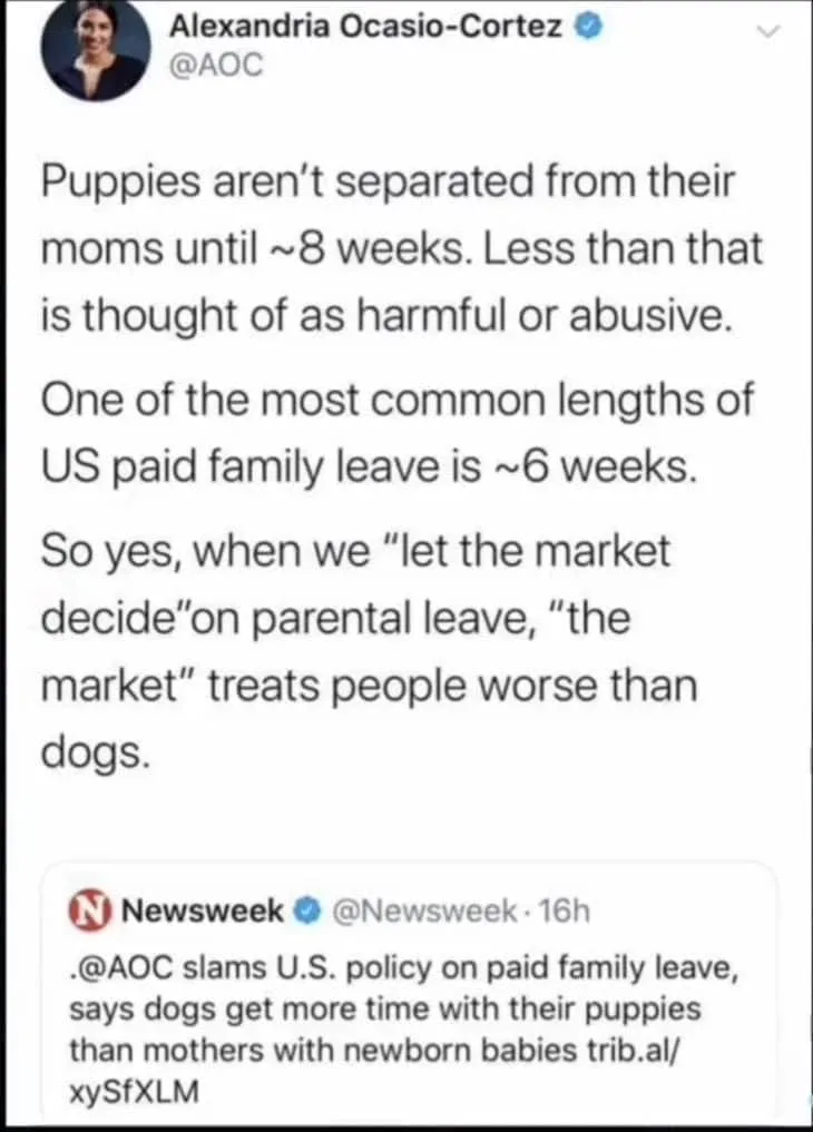 paid family leave meme