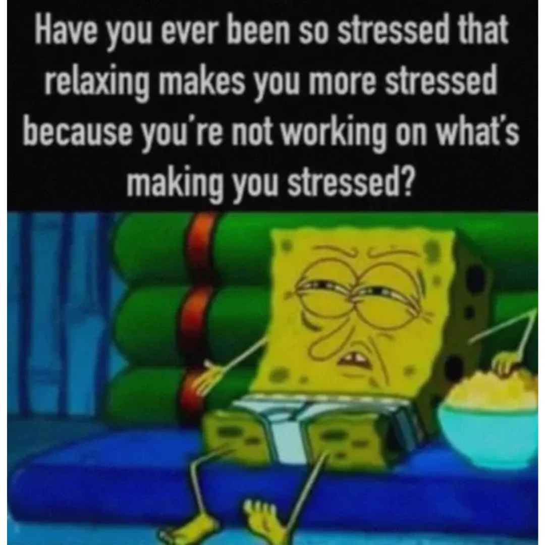 relaxing meme