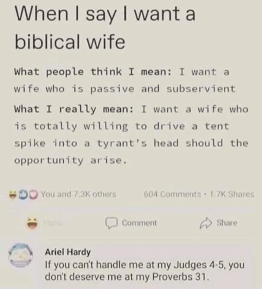 Bible meme
