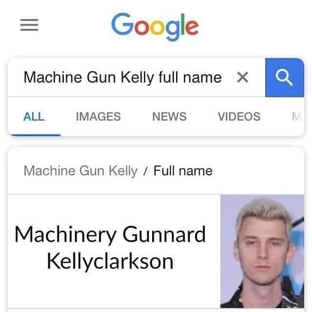 Machine Gun Kelly meme