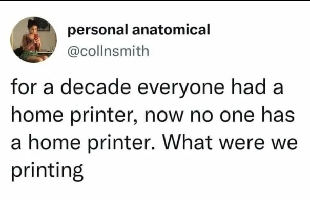 printer meme