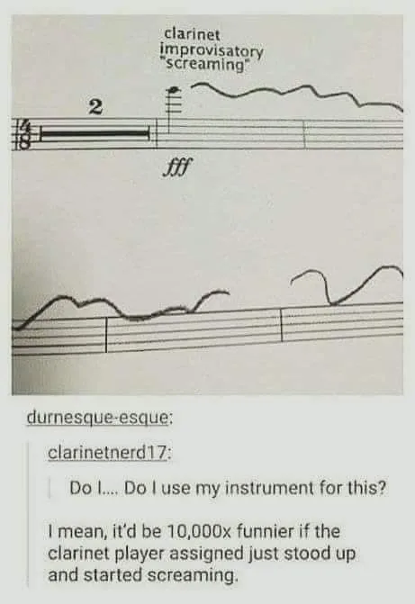 clarinet meme