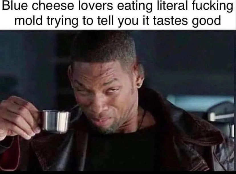 blue cheese meme