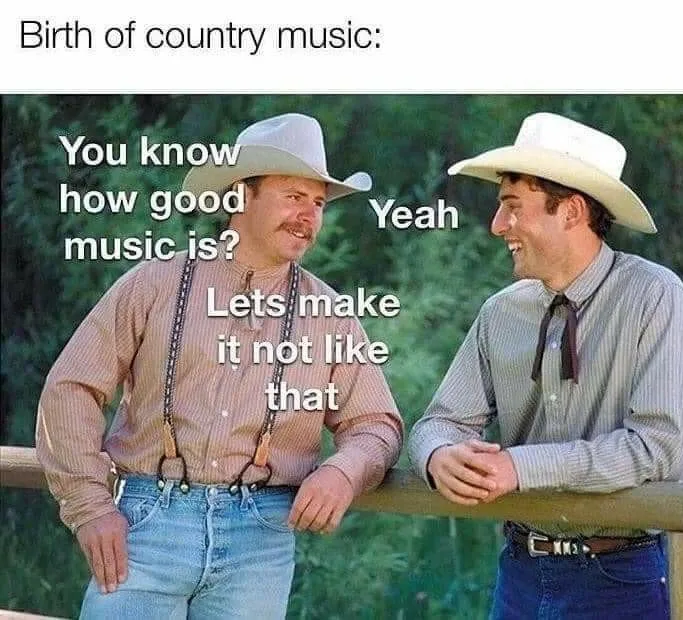 country music meme
