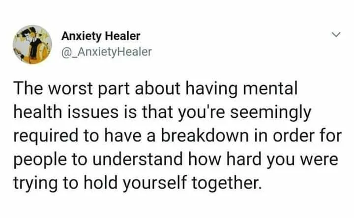 mental health issues meme