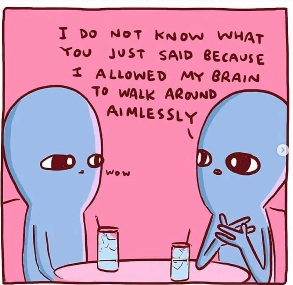 zoning out meme