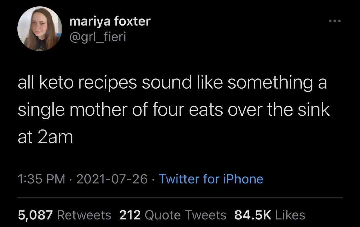 keto diet meme