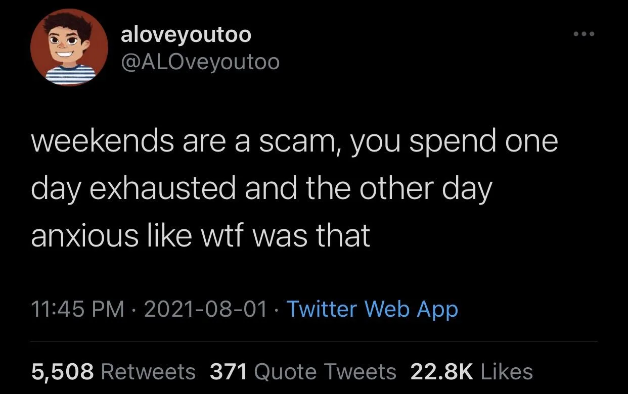 weekend meme