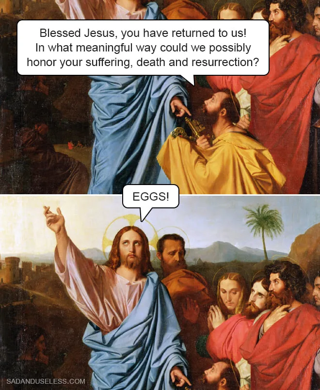 easter egg meme