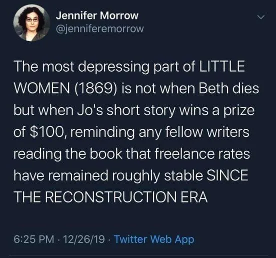 Louisa May Alcott meme