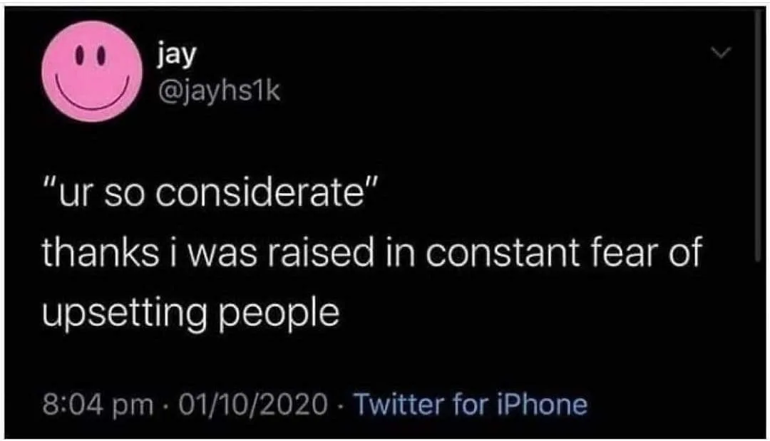 being considerate meme