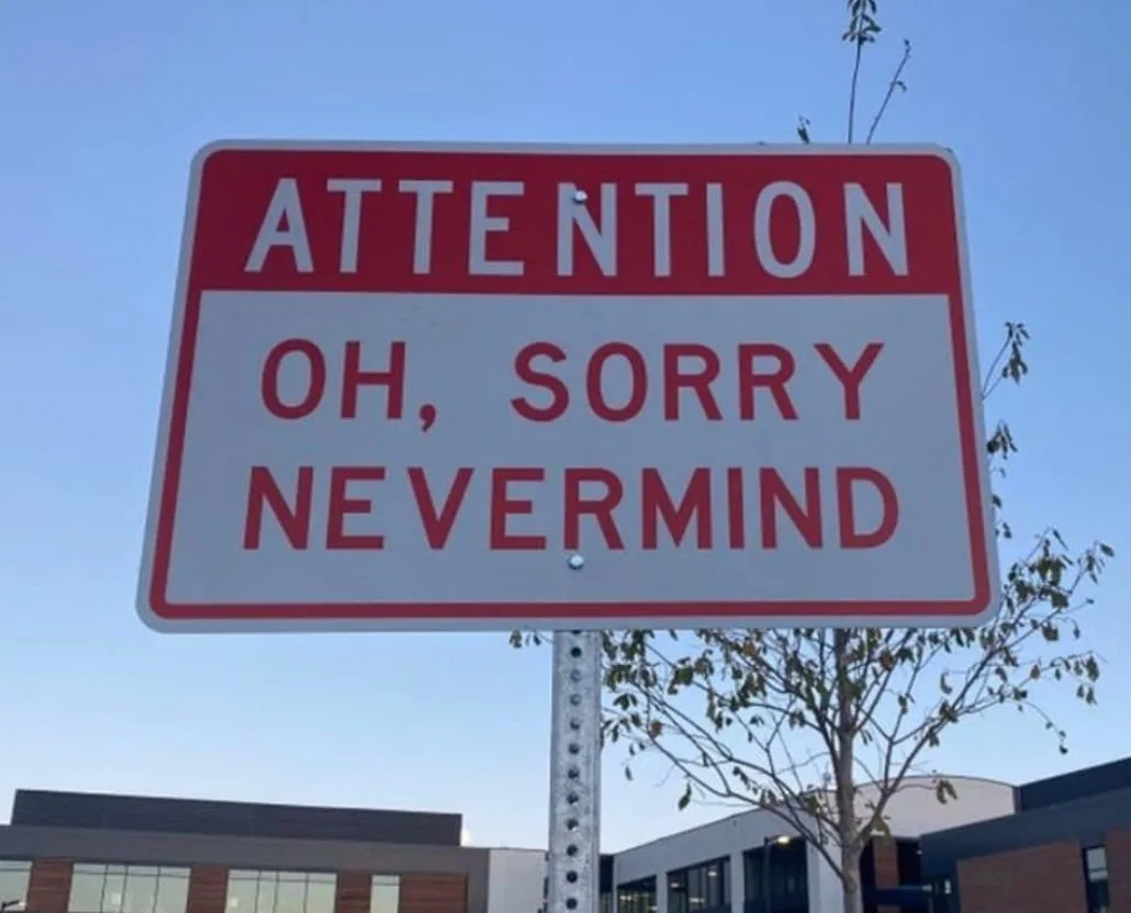 attention meme