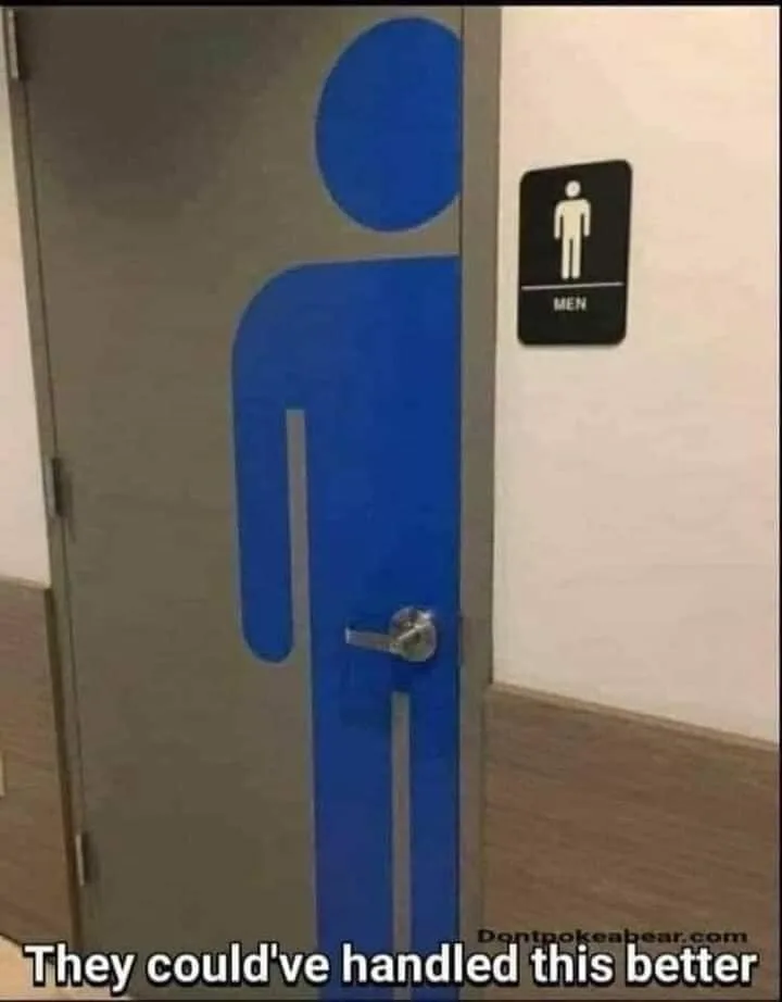 gender neutral bathroom meme