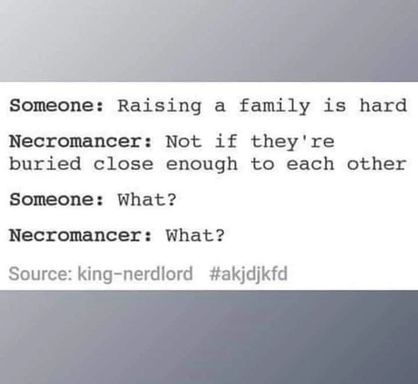 necromancy meme