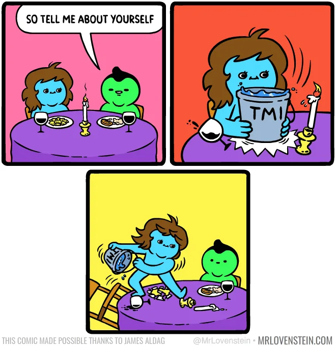 oversharing meme