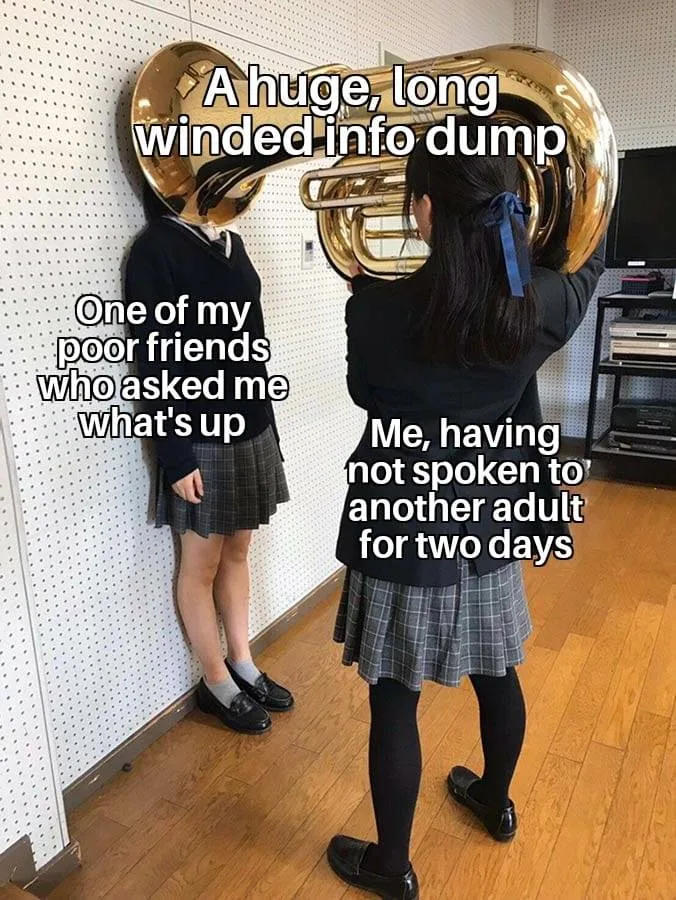 oversharing meme
