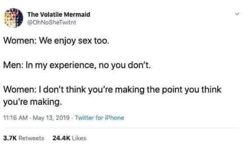 being bad in bed meme