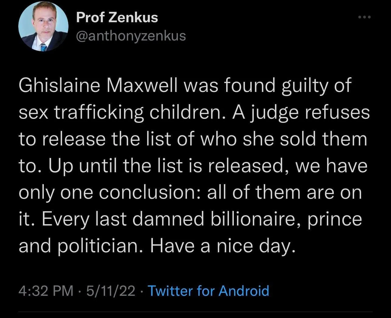 Jeffrey Epstein meme
