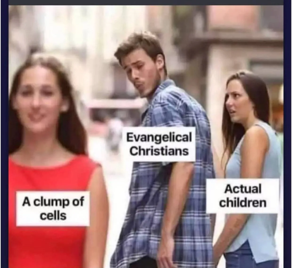 Evangelical Christian meme