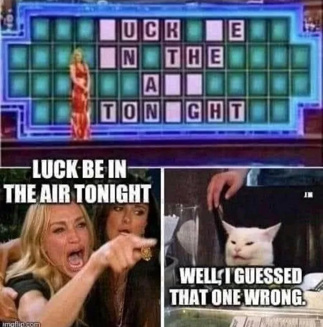 Wheel of fortune meme