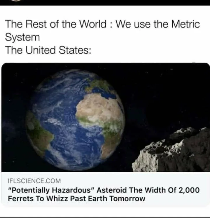 metric system meme