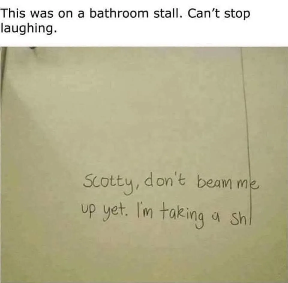 bathroom graffiti meme