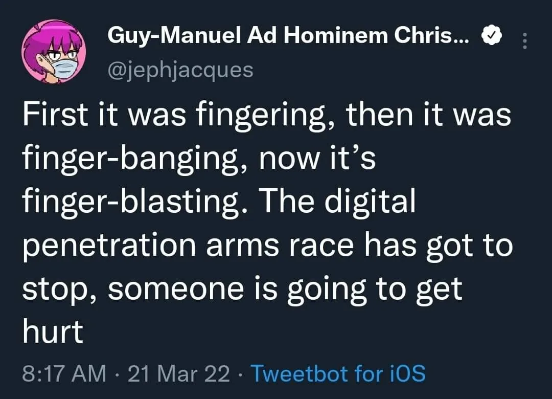 finger banging meme