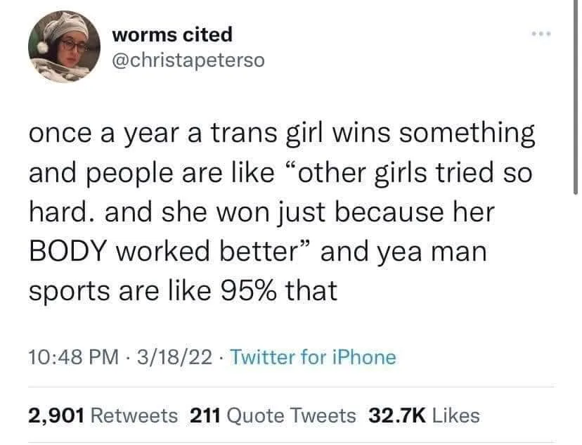 transgender athlete meme